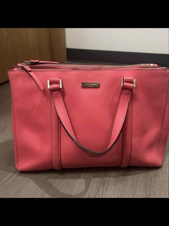 kate spade Handbags - kate spade coral tote with gold hardware